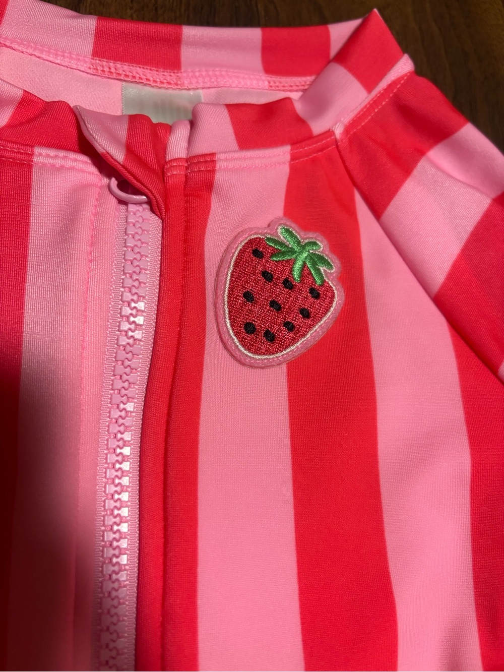 Cat & Jack Girls' Long Sleeve Beach Umbrella
Striped One Piece Swimsuit - Pink S - Picture 6 of 6